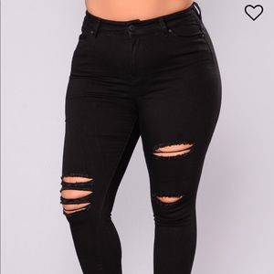 Fashion nova high rise jeans